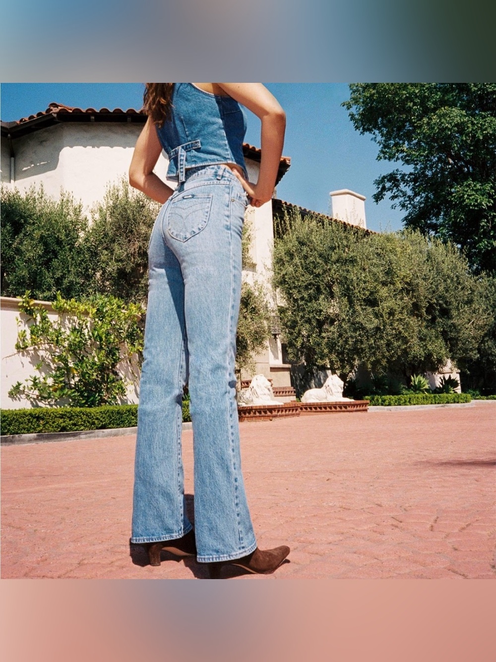 Rollaโs Dusters High Rise Slim Bootcut Jeans